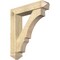 Ekena Millwork Balboa Arts and Crafts Rough Sawn Bracket w/ Offset Brace, Douglas Fir, 6"W x 26"D x 30"H BKT0604X26X30BOA03RDF - alternate 1